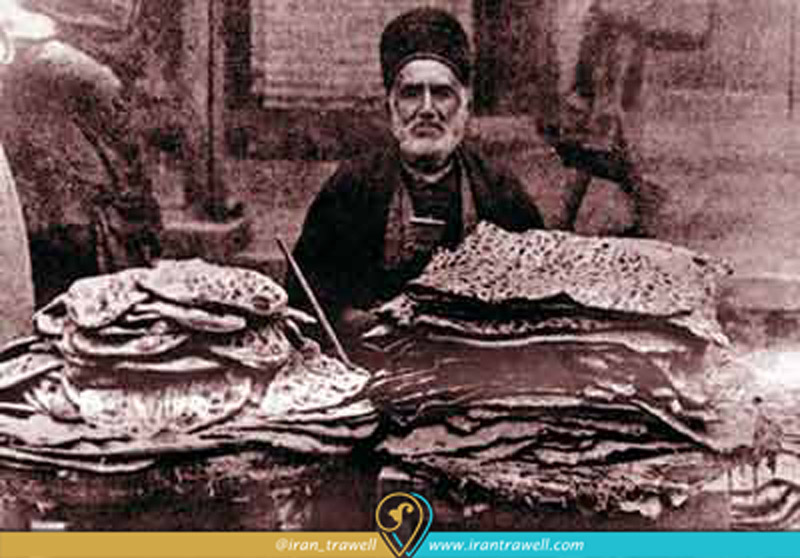 اولین تصویر از نانوایی ایران
