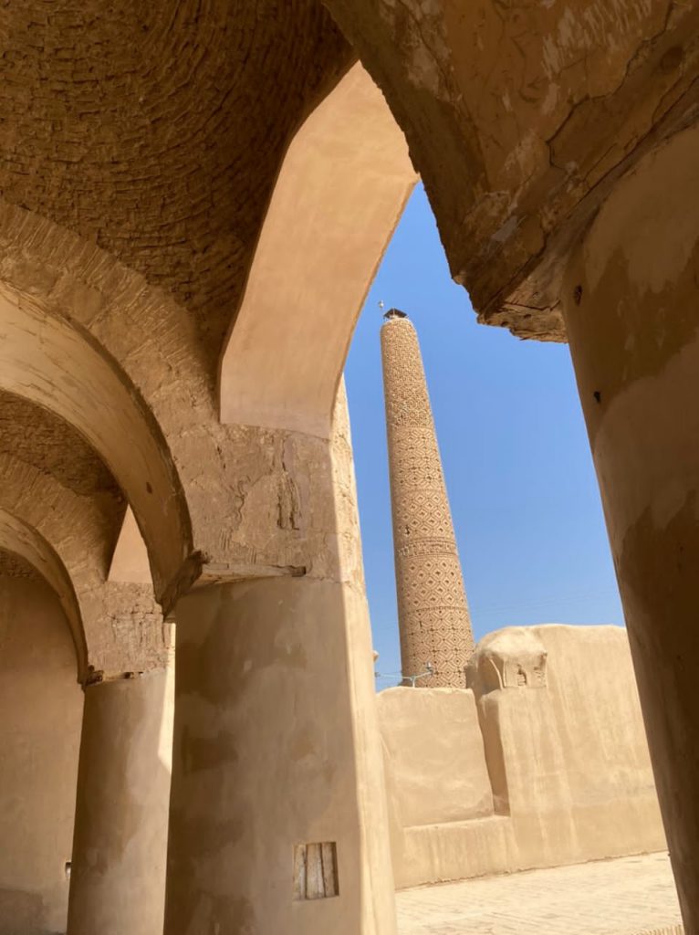 منار مسجد تاریخانه سمنان